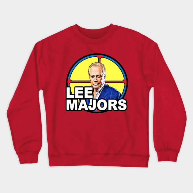 SMDM Logo - Lee Majors Crewneck Sweatshirt by RetroZest